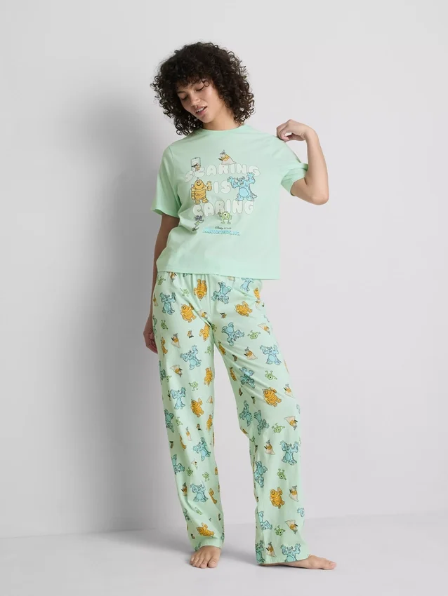 Disney Pixarin Monsters Inc. -kuvioiset pyjamat