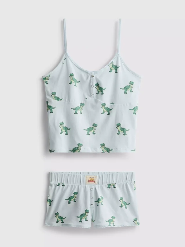 Disney Pixarin puuvillapitoiset graafiset lyhyet pyjamat