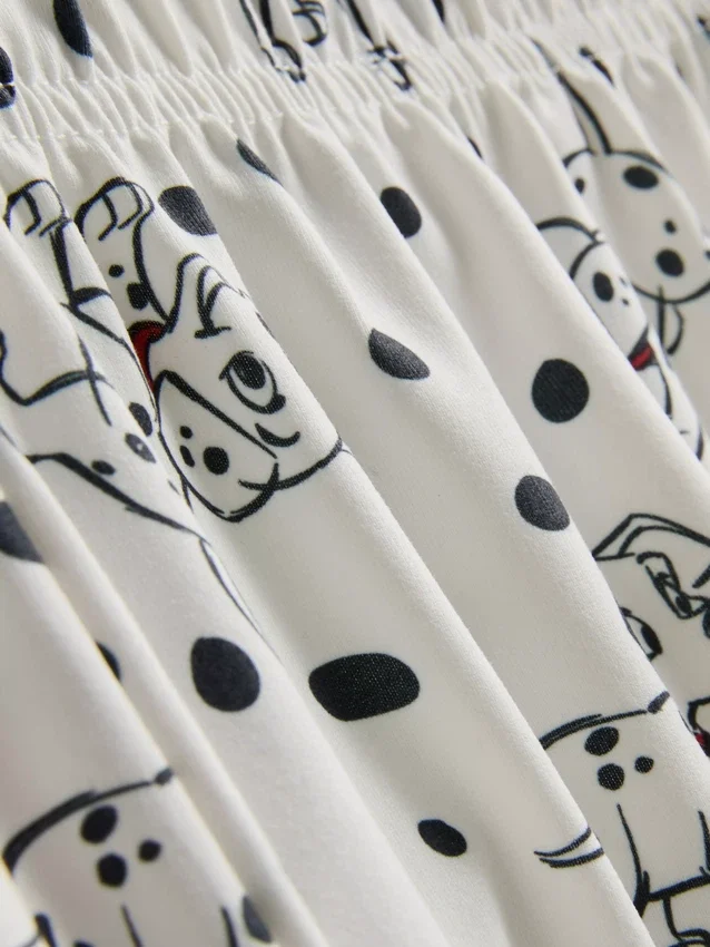 Disneyn 101 dalmatialaista -kuvioiset boyfriend-tyyliset lyhyet pyjamat