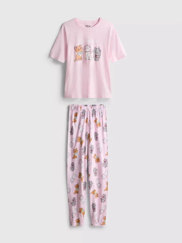 Disneyn Aristocats-elokuvan puuvillaiset pyjamat