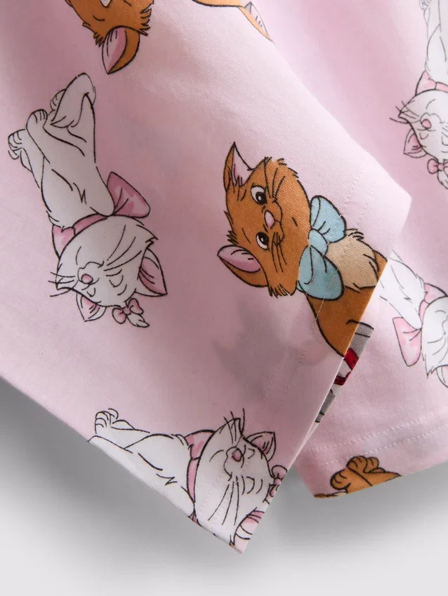 Disneyn Aristocats-elokuvan puuvillaiset pyjamat