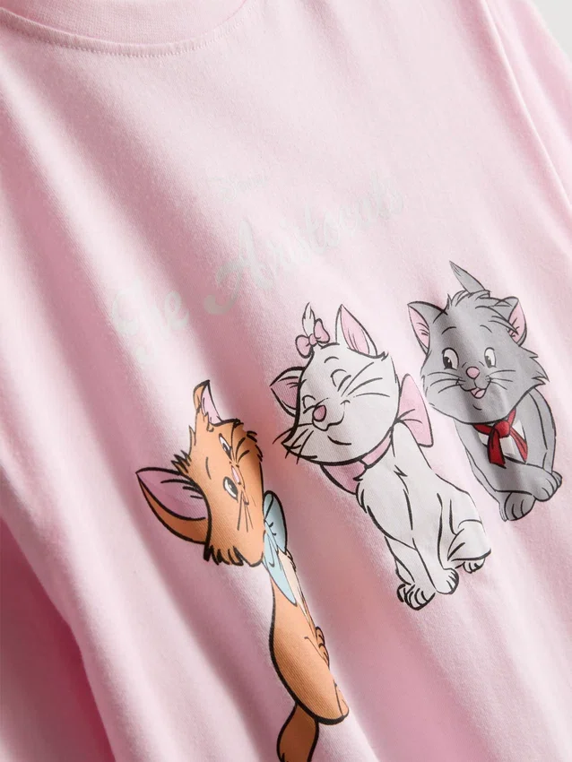 Disneyn Aristocats-elokuvan puuvillaiset pyjamat