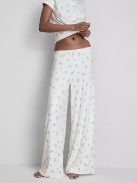 Disneyn Aristokissat -Marie-kuvioiset ribbineulotut pyjamahousut