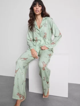 Disneyn Bambi-raidalliset boyfriend-pyjamat