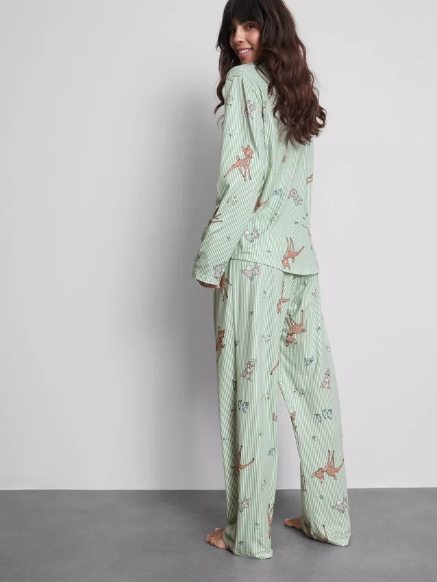 Disneyn Bambi-raidalliset boyfriend-pyjamat