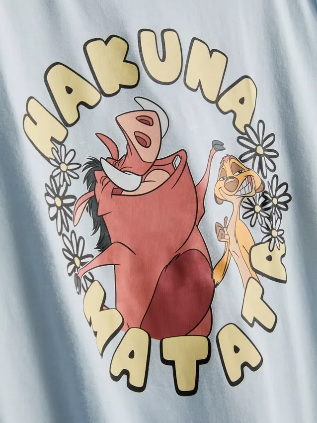 Disneyn Leijonakuningas-aiheiset Hakuna Matata -kuvioiset pyjamat