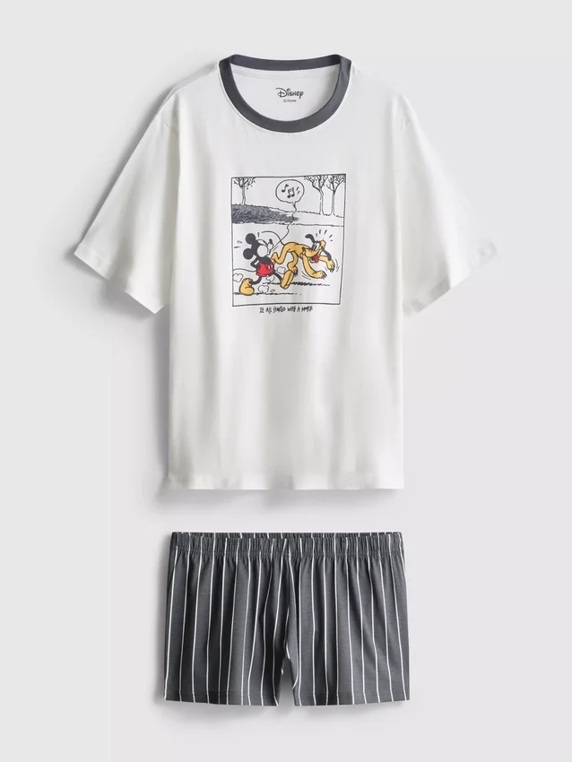 Disneyn Mikki Hiiri -kuvioiset lyhyet pyjamat