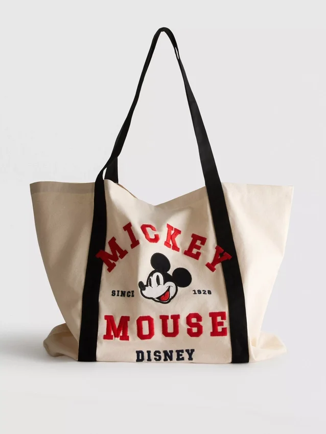 Disneyn Mikki ja ystävät XL-kokoinen graafinen kangaskassi