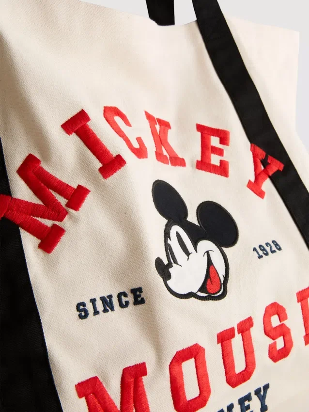 Disneyn Mikki ja ystävät XL-kokoinen graafinen kangaskassi