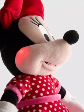 Disneyn Minnie Mouse -pehmolelu, jossa on valot