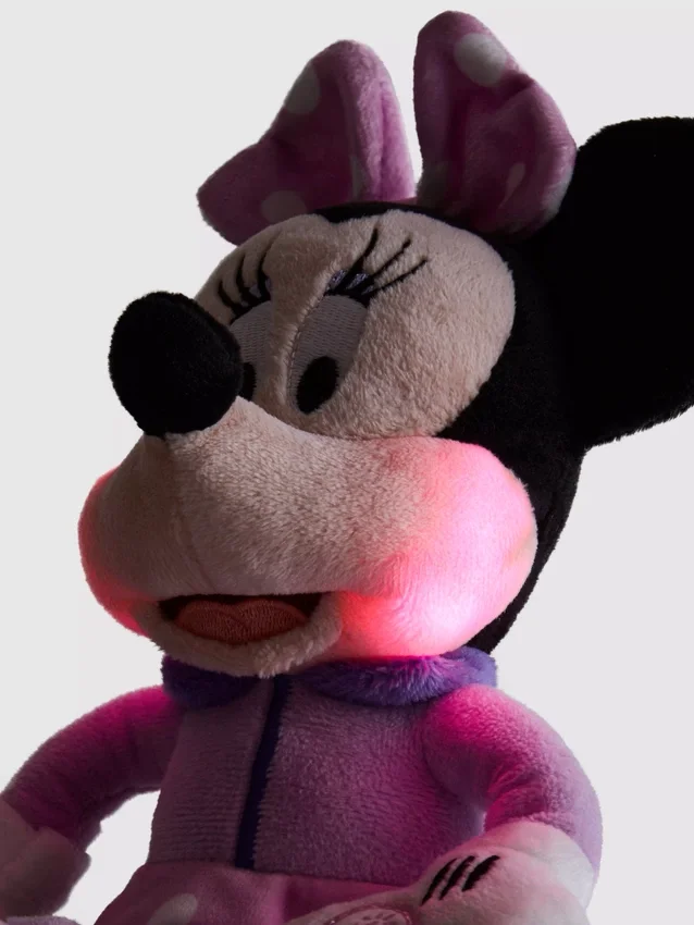 Disneyn Minnie Mouse -pehmolelu, jossa on valot