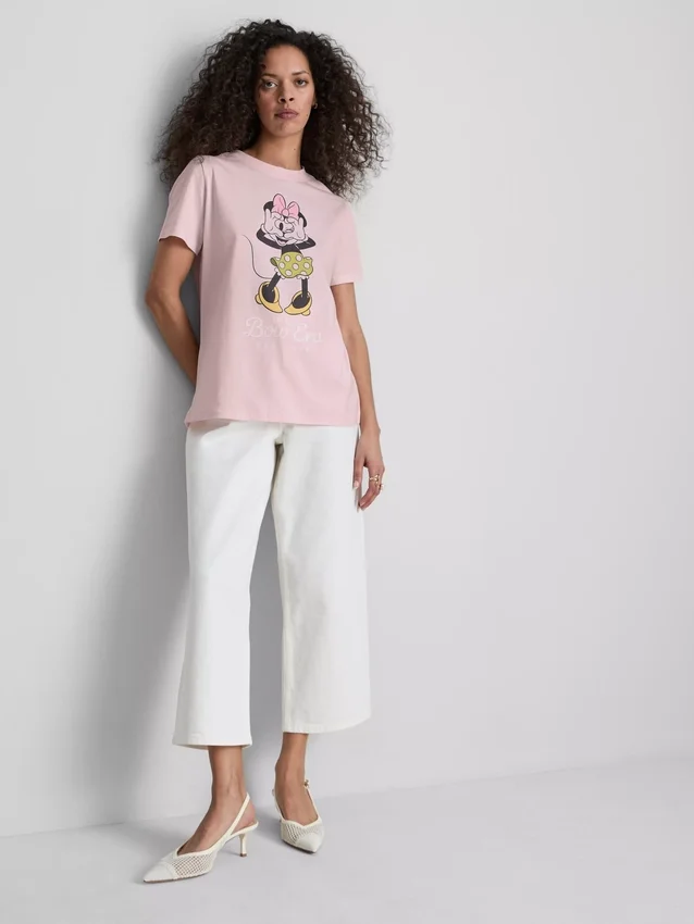 Disneyn Minnie Mouse -puuvillainen graafinen t-paita