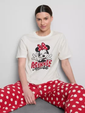 Disneyn Minnie Mouse -puuvillaiset graafiset pyjamat