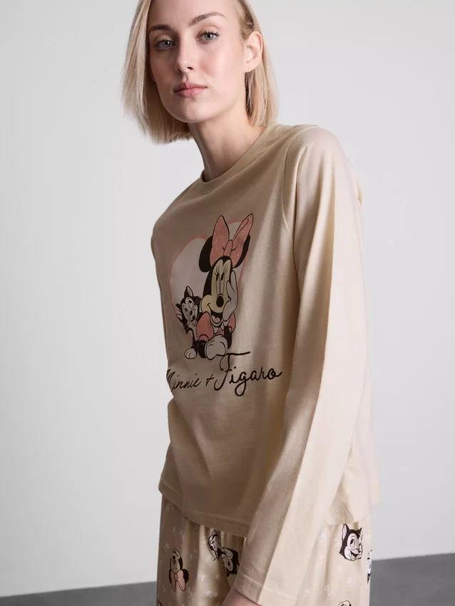 Disneyn Minnie Mouse -puuvillaiset painetut pyjamat