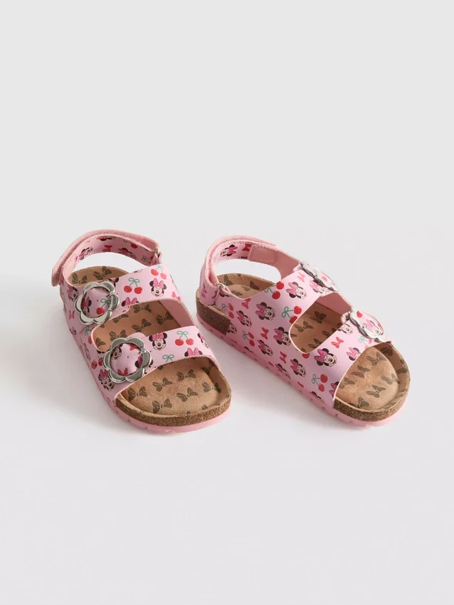 Disneyn Minnie Mouse -slingback-sandaalit, joissa on kaksi solkea