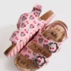 Disneyn Minnie Mouse -slingback-sandaalit, joissa on kaksi solkea