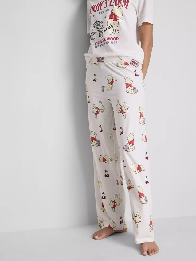 Disneyn Nalle Puh -kuvioiset pyjamahousut