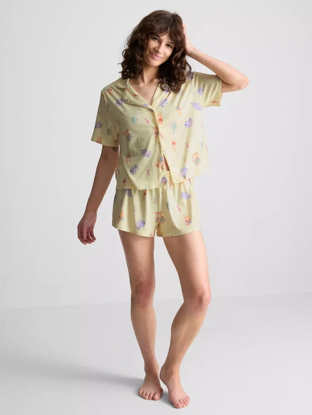 Disneyn Nalle Puh -lyhyet boyfriend-pyjamat