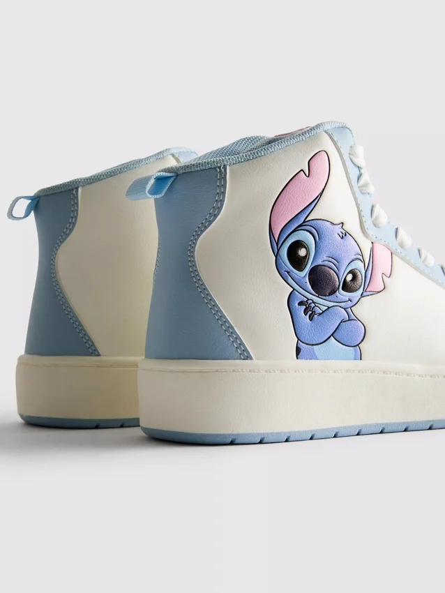 Disneyn Stitch -korkeavartiset lenkkarit