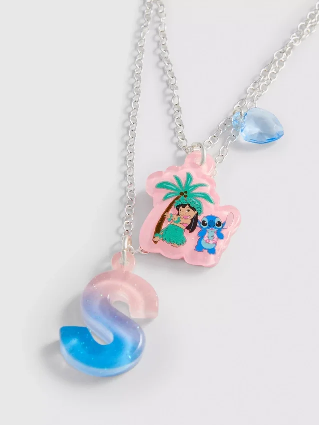 Disneyn Stitch-nimikirjainriipuskaulakoru