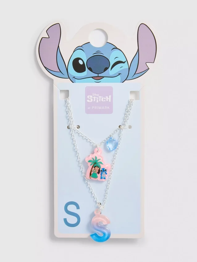 Disneyn Stitch-nimikirjainriipuskaulakoru