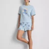 Disneyn Stitch-puuvillaiset graafiset lyhyet pyjamat