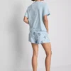 Disneyn Stitch-puuvillaiset graafiset lyhyet pyjamat