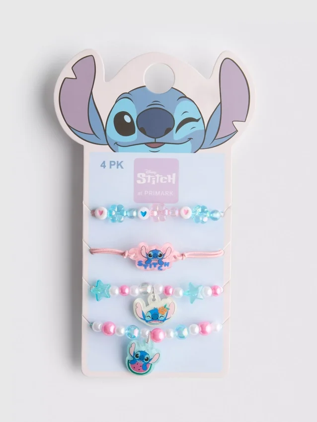 Disneyn Stitch-rannekorut, 4 kpl