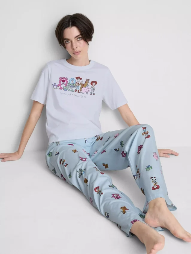 Disneyn Toy Story -puuvillaiset painetut pyjamat