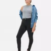 Essential-malliset keskikorkeat skinny-farkut | tavallinen