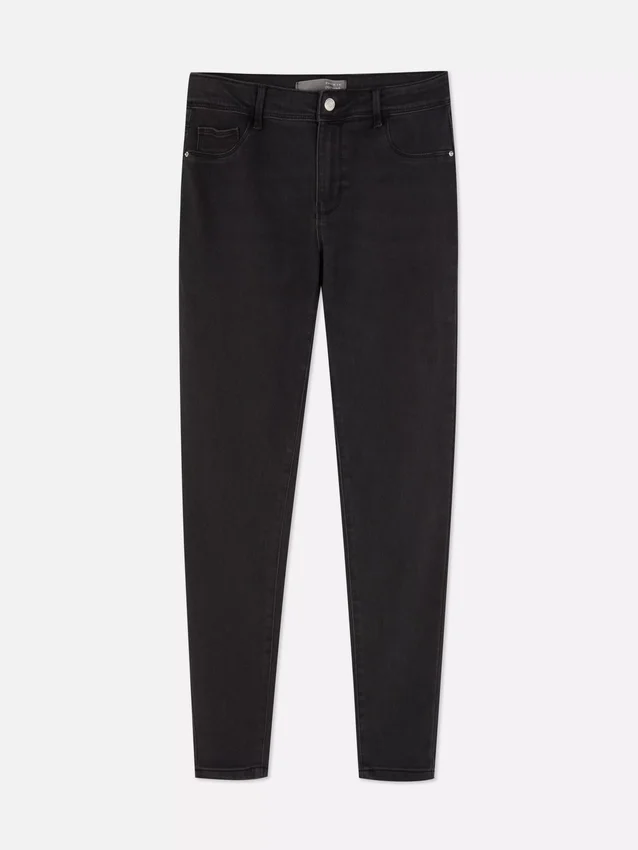 Essential-malliset keskikorkeat skinny-farkut | tavallinen