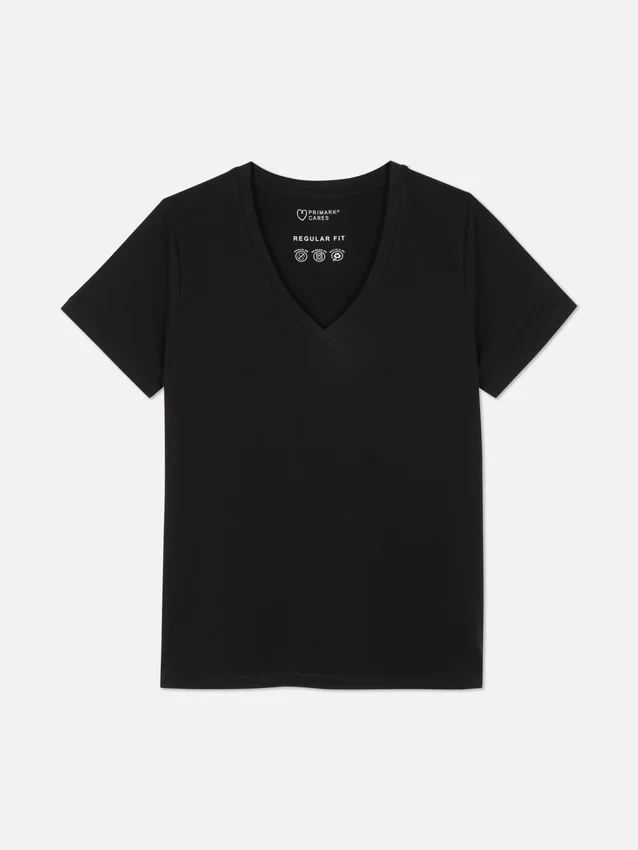 Essential V-kaula-aukkoinen t-paita