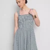 Gingham-korsettiminihame