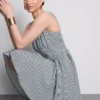 Gingham-korsettiminihame
