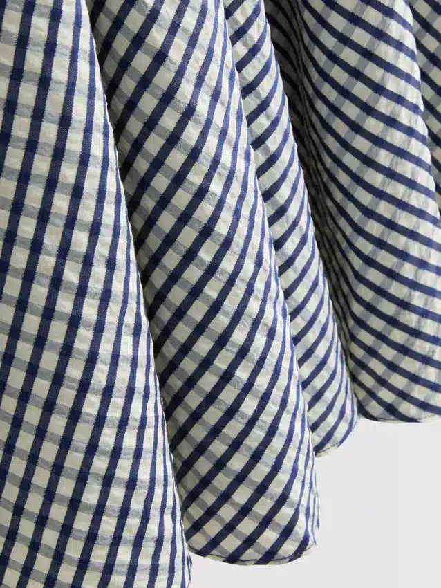Gingham-korsettiminihame