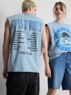 Guns N’ Roses -grafiikalla varustettu tankkitoppi