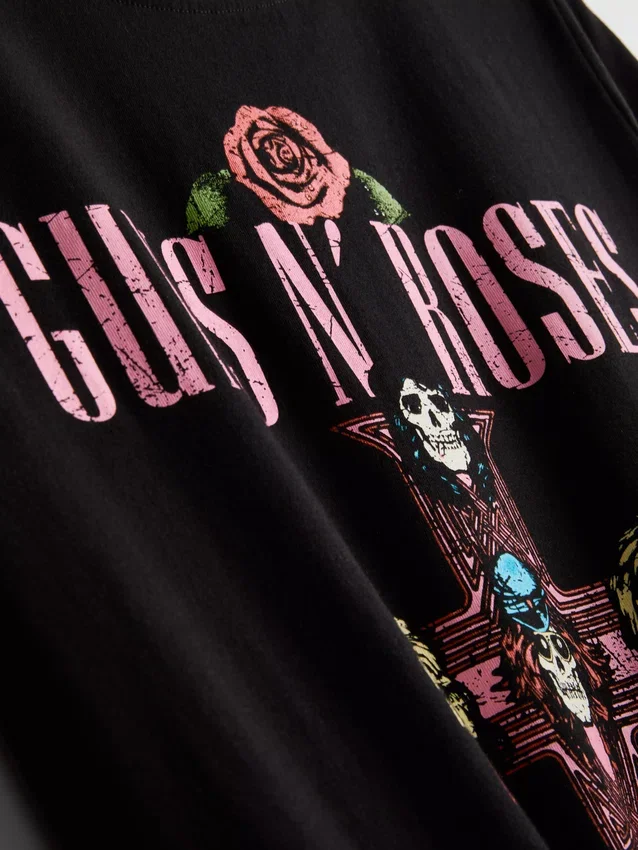 Guns N’ Roses -puuvillainen albumi-aiheinen musiikkipaita