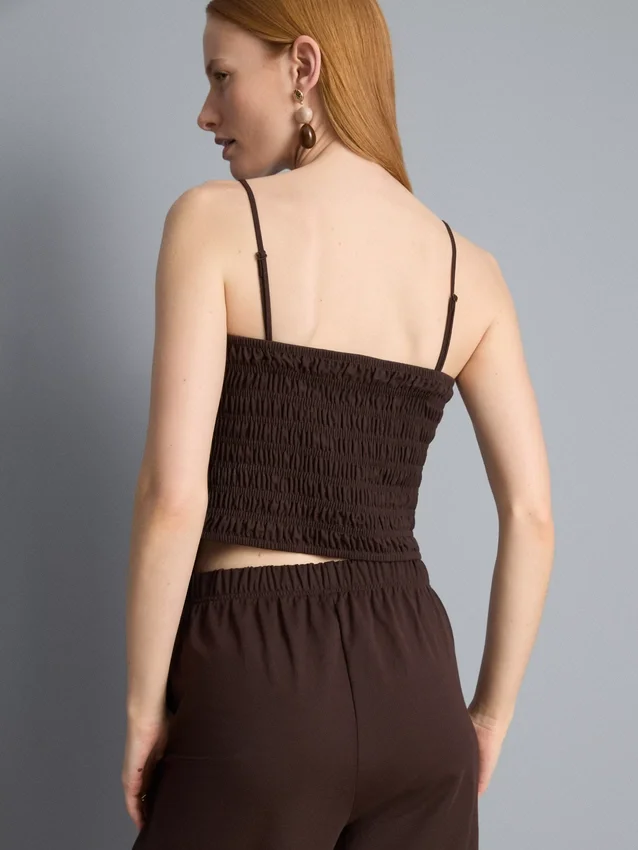 Hanky-helkainen bandeau-toppi