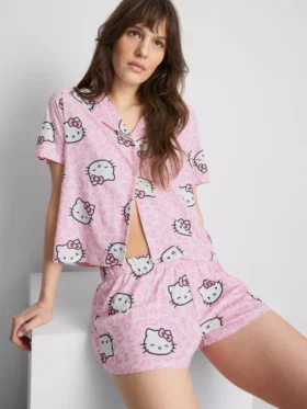 Hello Kitty -lyhyet boyfriend-pyjamat