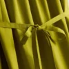 Hihallinen röyhelöinen popliini-minimekko