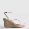 Hihnalliset espadrillat kiilakorkoisina