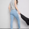 Huippulaadukkaat korkeavyötäröiset skinny-farkut