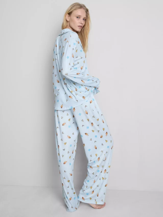 Ice Age -kuvioiset boyfriend-pyjamat