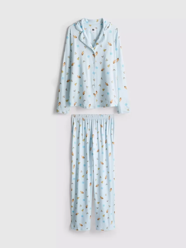 Ice Age -kuvioiset boyfriend-pyjamat