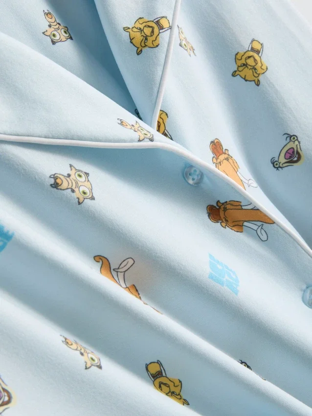 Ice Age -kuvioiset boyfriend-pyjamat