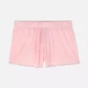 Jersey-pyjamat-shortsit, joissa on lehtisalaattireunus