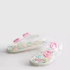Kaksisoljiset kimaltelevat jelly-slingback-sandaalit