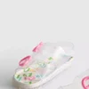 Kaksisoljiset kimaltelevat jelly-slingback-sandaalit