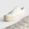 Kangas- ja juuttipohjaiset flatform-tennarit