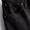 Keskikorkeat puuvillaiset bootcut-farkut